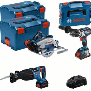 Bosch Blå 3-delars kombopaket | GSB 18V-110 C + GKS 18V-68 GC + GSA 18V-28 i L-BOXX - 0615990N38