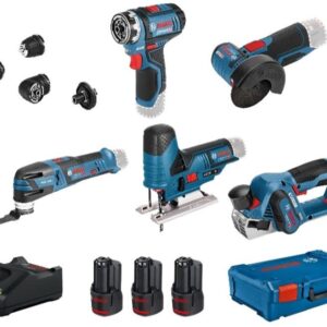 Bosch Blå 5 TOOLKIT GSR 12V-15 FC + 4 tillsatser
