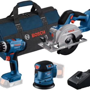 Bosch Blå Kombipaket 18 V med 3 maskiner | GSR + GWS + GBH + 3 x 4,0 Ah + GAL 18V-40