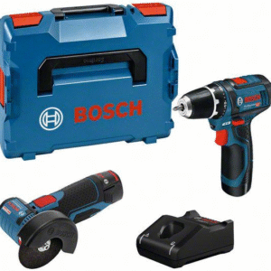 Bosch Blå Kombipaket | 12V | GSR 12V-15 + GWS 12V-76 + 2x2.0Ah