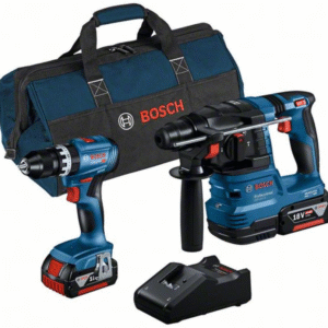 Bosch Blå | Combopack | GSB 18V-45 + GBH 18V-22 | 18V | 2 x 4.0Ah + laddare