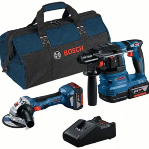 Bosch Blå | Kombipaket | GWS 18V-7 + GBH 18V-22 | 18V | 2 x 4.0Ah + laddare