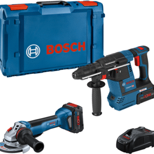Bosch Blå Kombipaket - GWS 18V-10 P Vinkelslip + GBH 18V-26 Borrhammare 5,5Ah