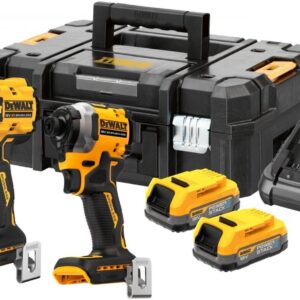 DeWalt DCK2050E2T-QW - 18V XR GR3 Borstlöst Kombipaket | DCD805 och DCF850 | 2x POWERSTACK