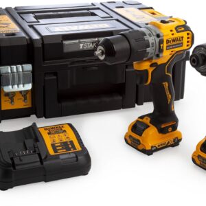 DeWalt DCK2111L2T kampanjset DCD706 slagborrmaskin/skruvdragare + DCF801 slagskruvdragare 12V 3,0Ah XR