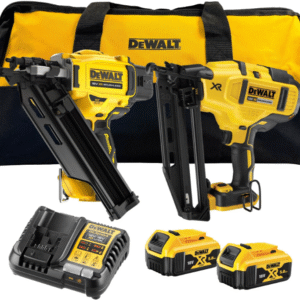 DeWalt DCK246P2-QW Batteridriven dyckertpistol DCN660 och stomspikpistol DCN930 | 18v 5.0Ah i väska