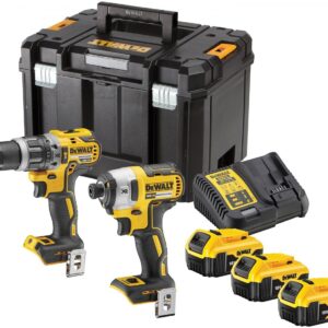 DeWalt DCK266P3T batterisats | DCD796 + DCF887 i T-Stak väska | 18 V 5,0 Ah Li-ion + 3:e batteri