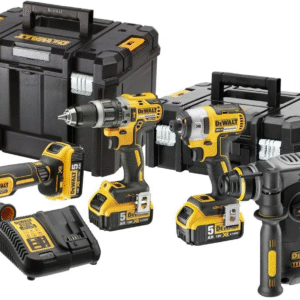 DeWalt DCK422P3T batteri-set | DCD796 + DCF887 + DCG405 och DCH273 i T-Stak väskor | 18v 5.0Ah Li-ion
