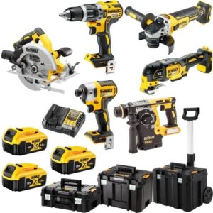 DeWalt DCK685P3T | Combipack | DCD796 + DCF887 + DCH273 + DCG405 + DCS570 + DCS356 | 18V | 5,0Ah Li-Ion
