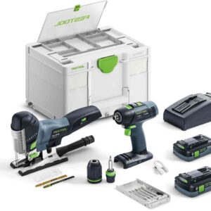 Festool T 18+3/PSC 420 HPC I-Set Monteringssats med batteri