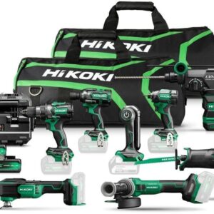 Hikoki KC18H8A MVA4 18V Värdepack | 8 x 18V maskiner | 4X BSl36A18X batterier och laddare