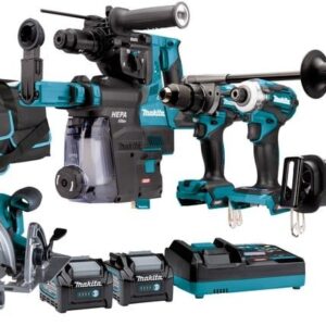 Makita DK0128G601 | Comboset | 40 V Max | 4,0 Ah | TD001G | DF001G | JR001G | GA005G | HR002GZ05 | HS003G