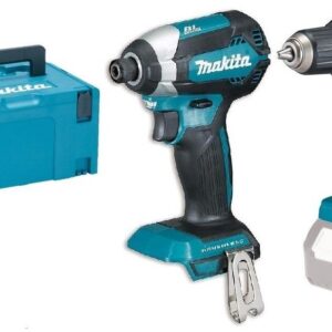 Makita DLX2289ZJ combipack (solomaskiner) – DDF485 18V Borr- och skruvdragare + DTD153 Batteridriven slagskruvdragare | utan batterier och laddare