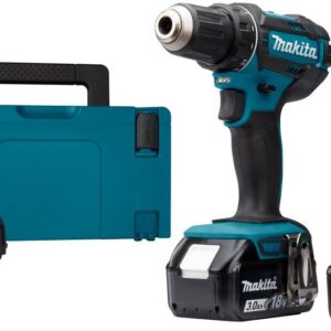 Makita DLX2339J 18V batteridriven borrmaskin DDF482 + slagskruvdragare DTD156 kombipaket (2x 3.0Ah batteri)