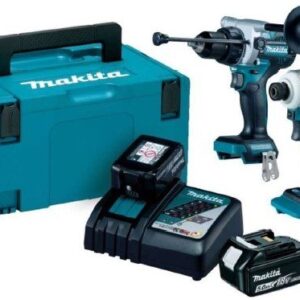 Makita DLX2455TJ | Kombipaket | DHP486 Batteridriven slagborrmaskin + DTD172 Batteridriven slagskruvdragare | Inkl. batteri och laddare