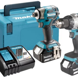 Makita DLX2527TJ 18V Kombipaket DDF489 Batteridriven borrmaskin + DTD173Z Slagskruvdragare 5,0 Ah batteri (2 st)