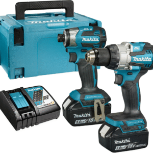 Makita DLX2528TJ 18V Kombipaket DHP489 Slagborrmaskin + DTD173Z Slagskruvdragare 5,0 Ah batteri (2 st)