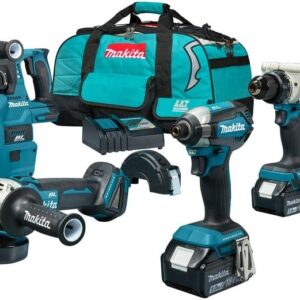 Makita DLX4155TX1 | Comboset | 4 maskiner | 18V | 2 x 5,0Ah