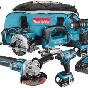Makita DLX6058T kombipaket 18V Li-ion med 3x 5.0Ah batterier