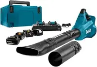 Makita DUB362PT4J | 2x18 V | Lövblås | med duo snabbladdare och 4 st. batterier