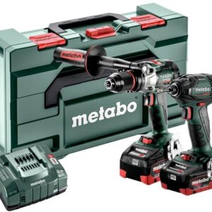 Metabo Kombiset 2.8.2 | BS 18 L (Borrskruvdragare) + SSD 18 LT 200 BL (Slagskruvdragare) | 18 V | 1x2,0 Ah, 1x4,0 Ah