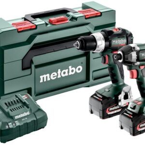 Metabo Batteridrivet Combipack 2.8.8 | SB 18 LT BL (Slagborrmaskin) + SSD 18 LT 200 BL (Slagskruvdragare) | 18 V | 2x 5.2Ah, ASC 55