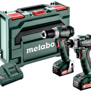 Metabo BS 12 BL + SSD 12 BL Batteridrivet Combopack 12V | 2 x 2.0 Ah, SC 30