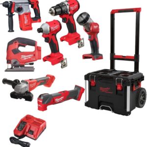 Milwaukee M18 FPP7E-503P | Fuel Powerpack 7 delar | 18V | Batteridrivet combipack (3x 5.0Ah)