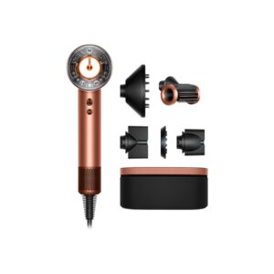 DYSON Supersonic Nural Straight + Wavy - Amber Silk Föhn Roze