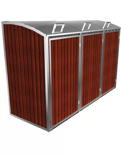 Lark RVS Ombouw | 3 Containers