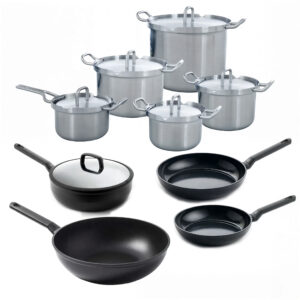 BK Q-linair Master pannenset - 9 delig - RVS
