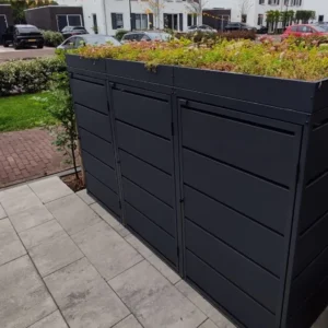Green Plant Grey Ombouw antracietgrijs | 3 Containers