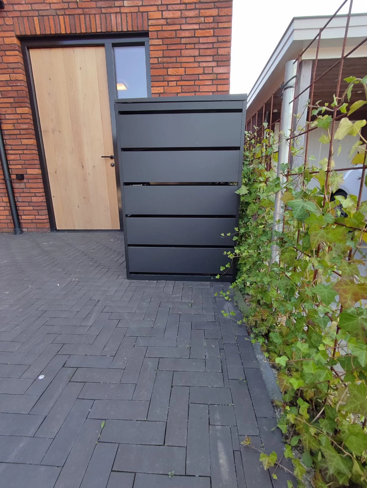 Kuba Store OmbouwZwart metaal | 4 Containers - Bild 3