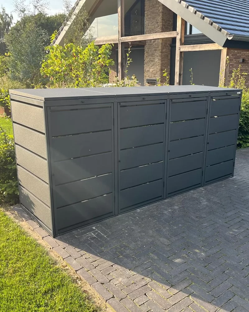 Kuba Store Ombouw antraciet metaal | 4 Containers - Bild 3