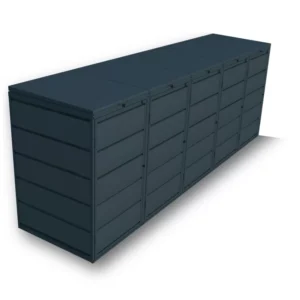 Kuba Store Ombouw Antraciet metaal | 5 Containers