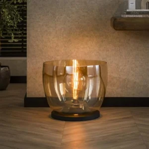 Masuka 1-lichts Vloerlamp Amber L 41cm