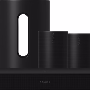 Sonos Beam Gen 2 Zwart + 2x Era 100 Zwart + Sub Mini Zwart