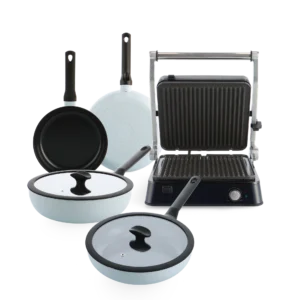BK Enjoy Light Blue + Contact Grillset