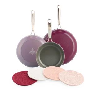 Sky Violet + Pink Ribbon onderzetters