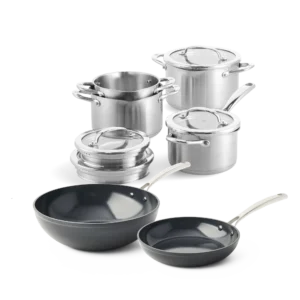Stainless Steel & ceramic voordeelset 6-delig